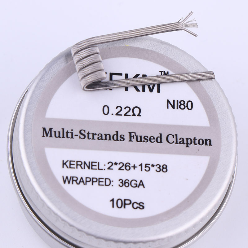 Clapton Wire Pre Built - 새로운 XFKM 10 개/상자 NI80 고밀도
