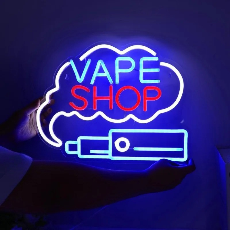 Vaping Store - LED VAPE SHOP 연기 네온 사인