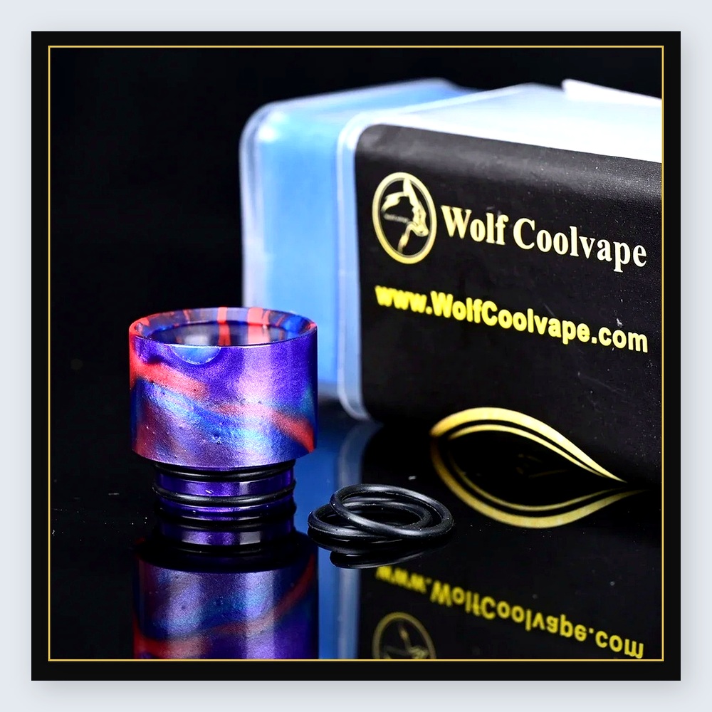 Wolfcoolvape 810 드립 팁 - RDA/RT - Drip Tip Resin 리뷰 및 가격