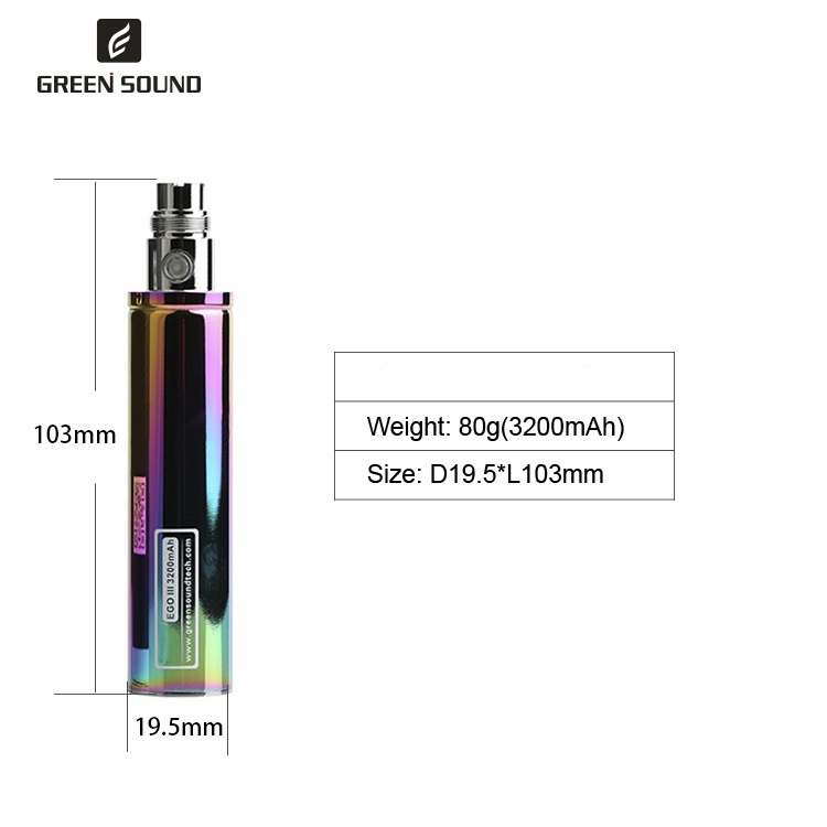 GS Ego 3 III 3200mAh 배터리 베이퍼 전 - Vape Accessory 리뷰 및 가격