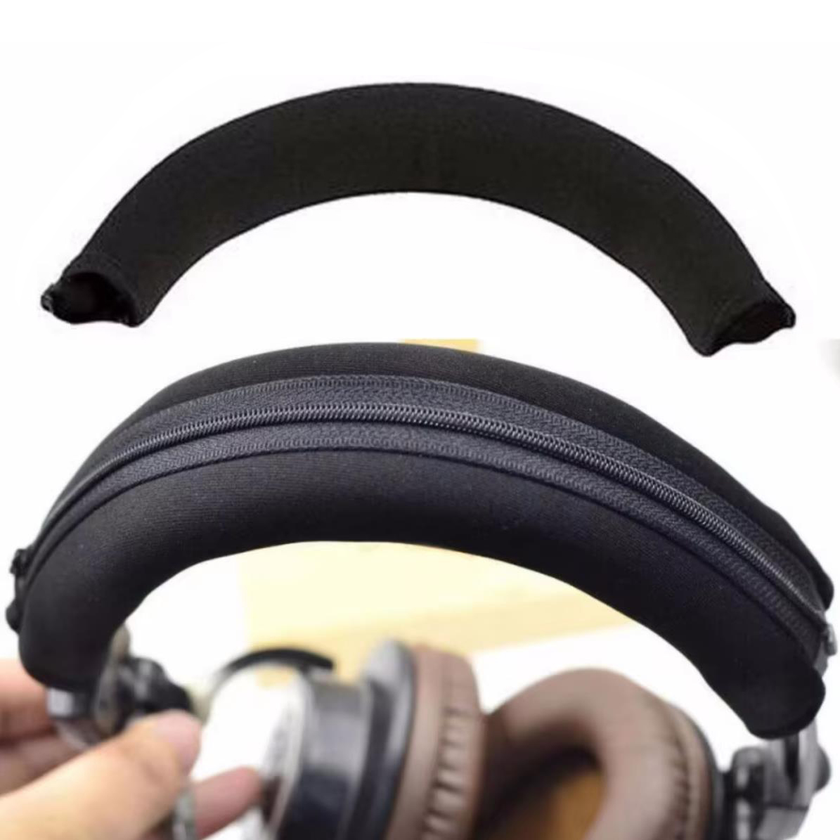 지퍼 헤드폰 보호대 슬리브 쿠션 패드 헤드 밴드는 오디 - Audio Technica Headphone Ath-M50X 리뷰 및 가격