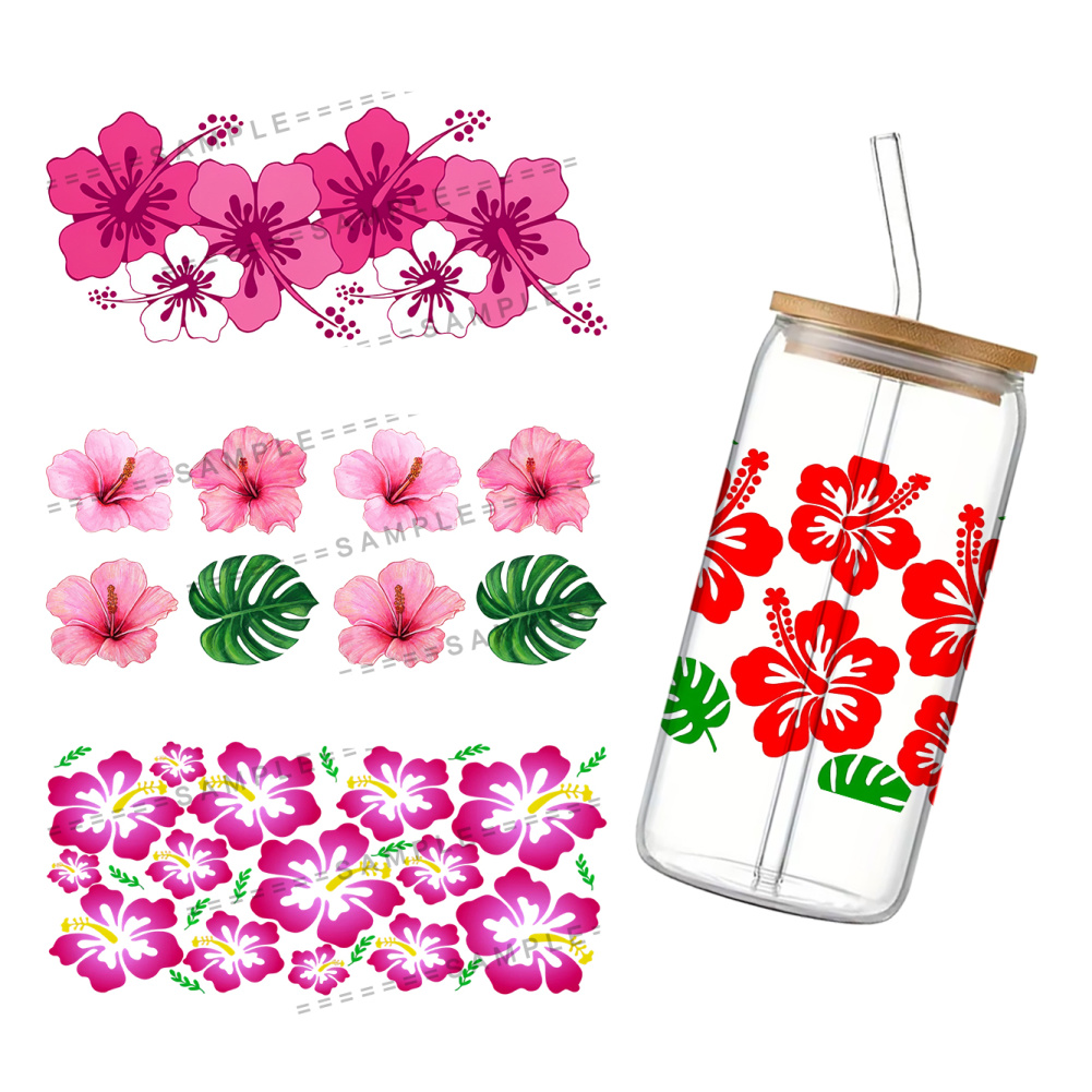 11x24cm 히비스커스 시리아쿠스 UV DTF 랩 스 - Rdta Tank Glass 리뷰 및 가격