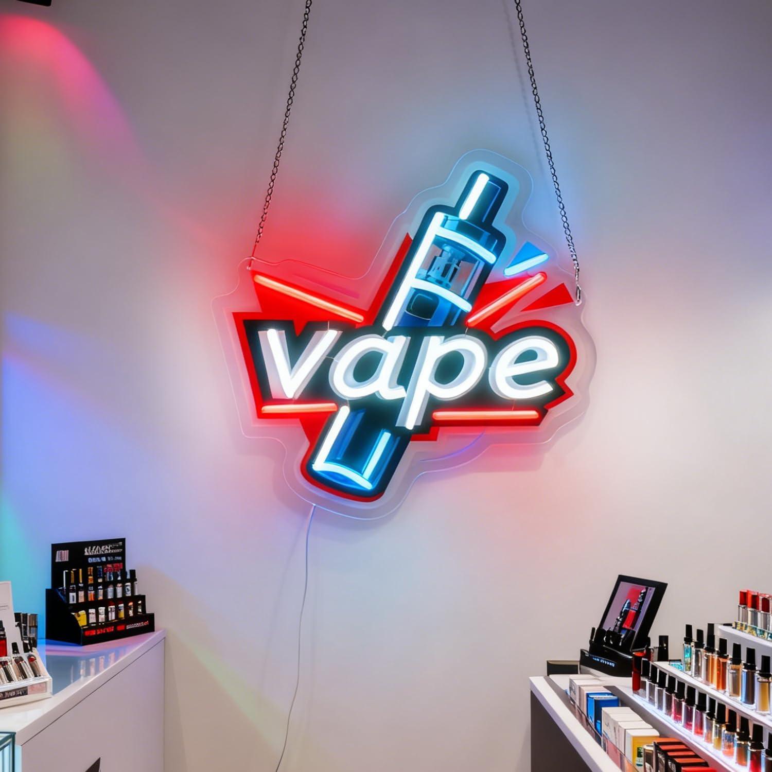 베이프 네온사인 USB 디밍 가능 LED 네온 조명 ( - Vaping Store 리뷰 및 가격