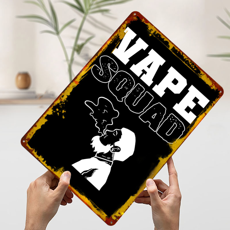 베이프 스쿼드 베이프 스토어 오운 틴플레이트 포스터 맞 - Vaping Store 리뷰 및 가격
