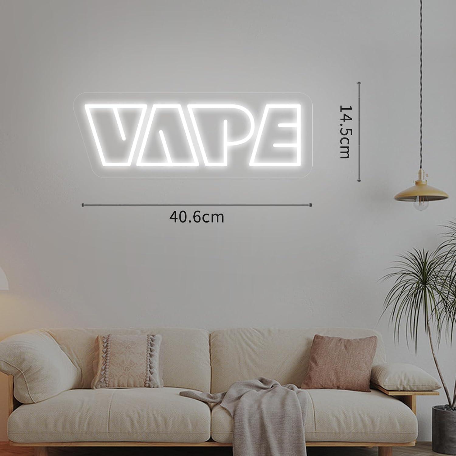 VAPE 네온사인 USB 디밍 가능 LED 조명 (베이 - Vaping Store 리뷰 및 가격