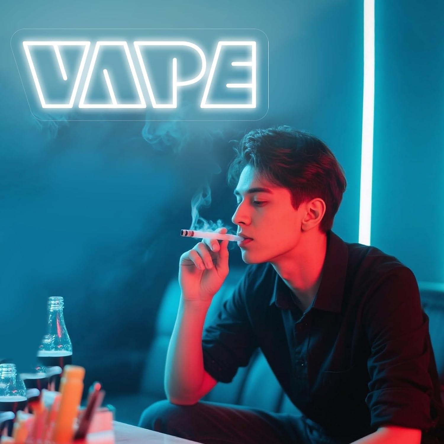 VAPE 네온사인 USB 디밍 가능 LED 조명 (베이 - Vaping Store 리뷰 및 가격