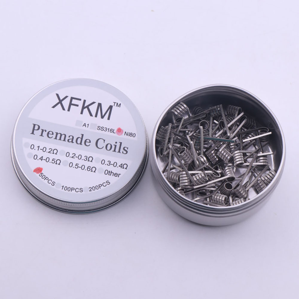 NI80 50/100 사전 제작 내경 3mm 코일 융합 - Clapton Wire Pre Built 리뷰 및 가격
