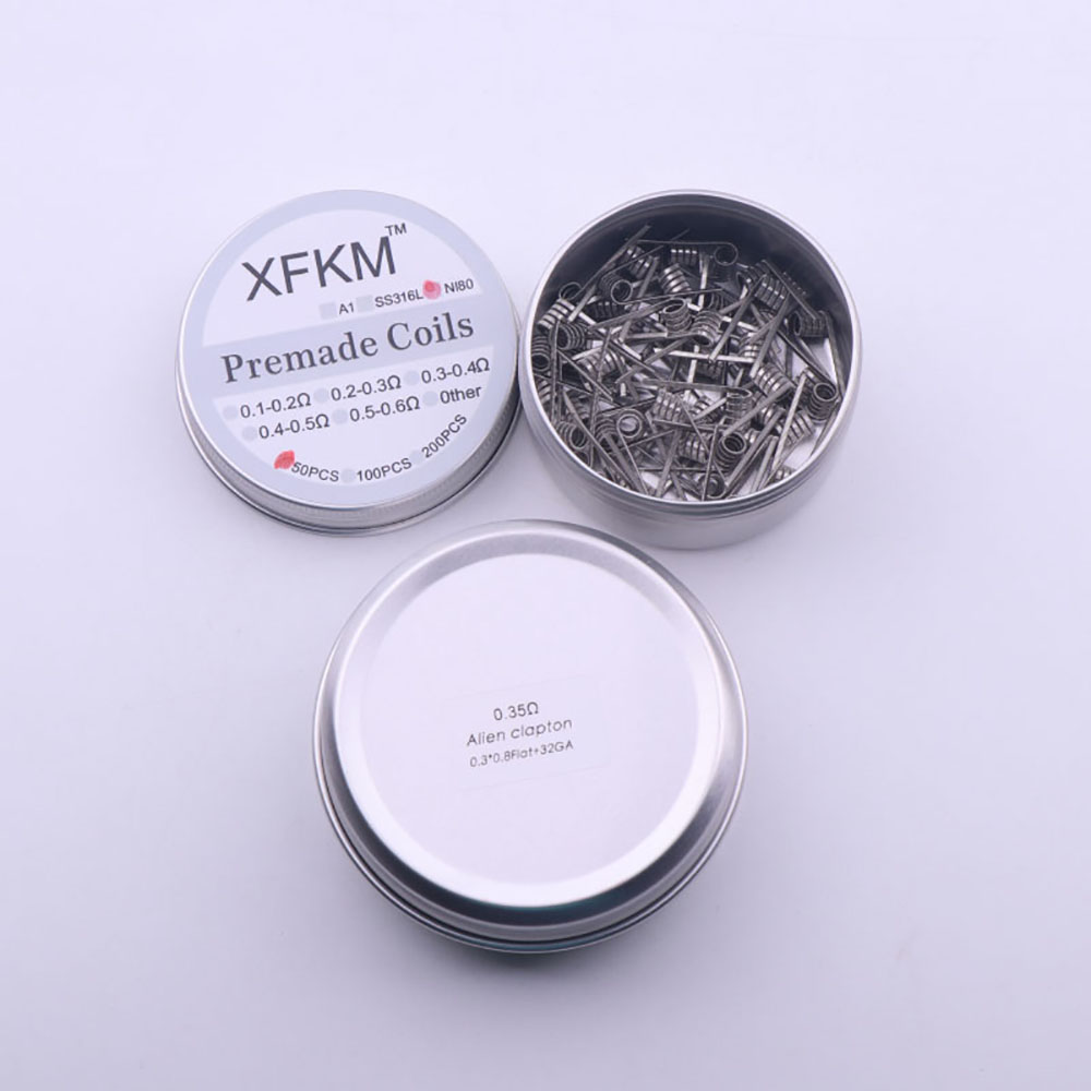 NI80 50/100 사전 제작 내경 3mm 코일 융합 - Clapton Wire Pre Built 리뷰 및 가격