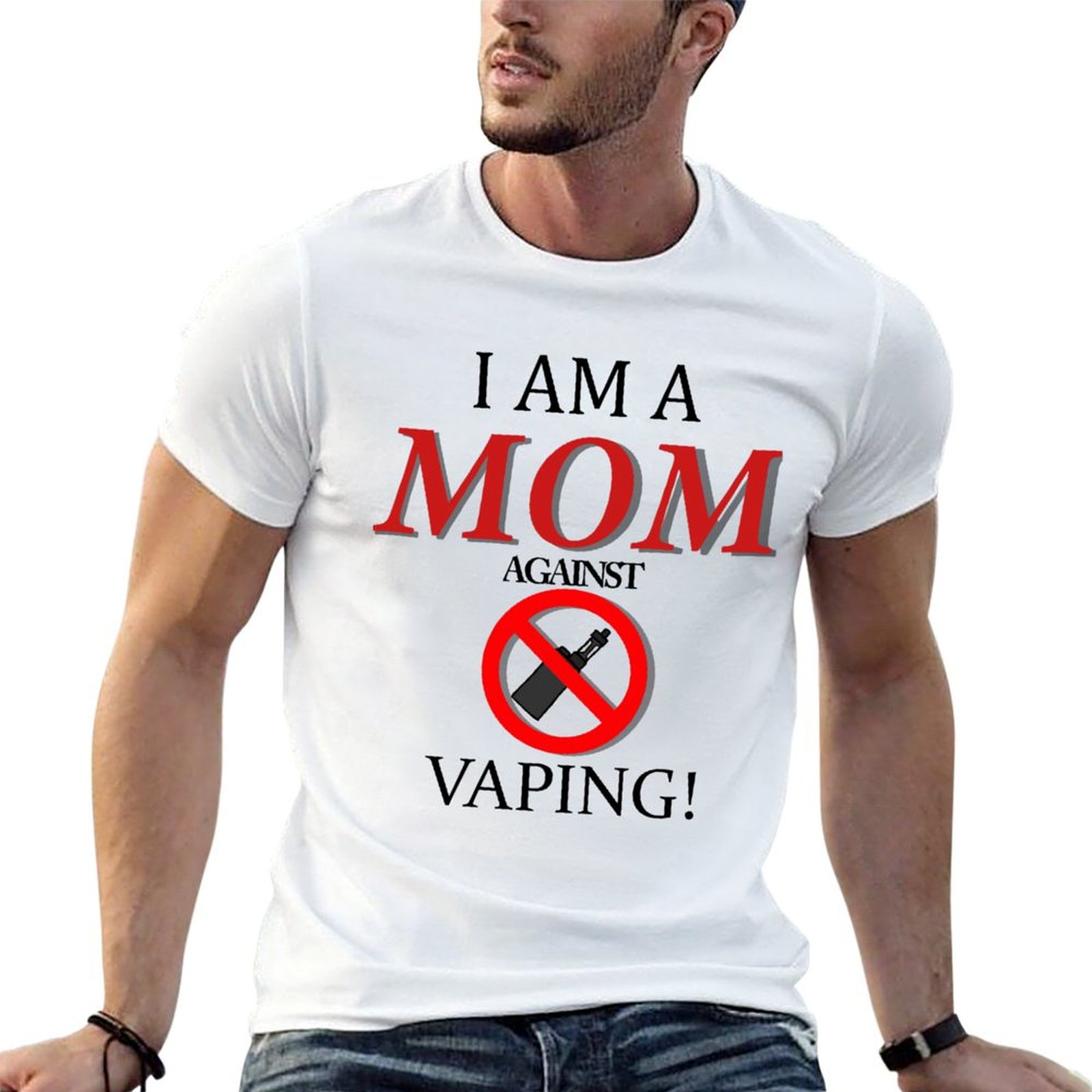 나는 VAPING에 반대하는 엄마입니다! 티셔츠 퀵 드 - Quick Vape 리뷰 및 가격