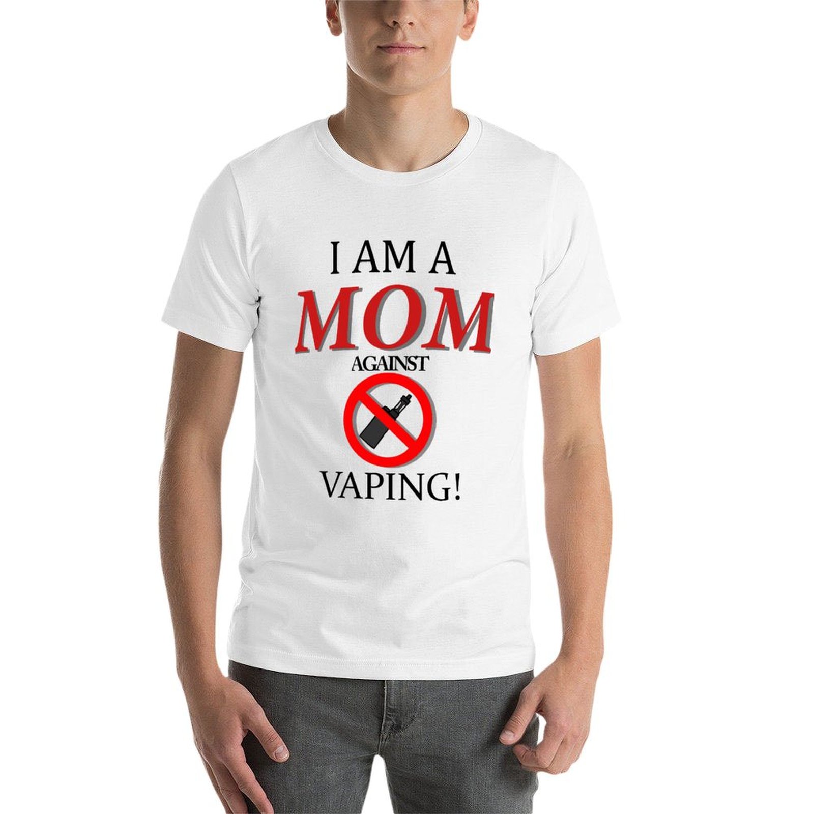 나는 VAPING에 반대하는 엄마입니다! 티셔츠 퀵 드 - Quick Vape 리뷰 및 가격