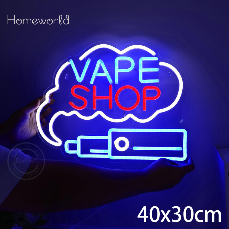 VAPE Shop 연기 가게에 대한 네온 사인 LED  - Vaping Store 리뷰 및 가격