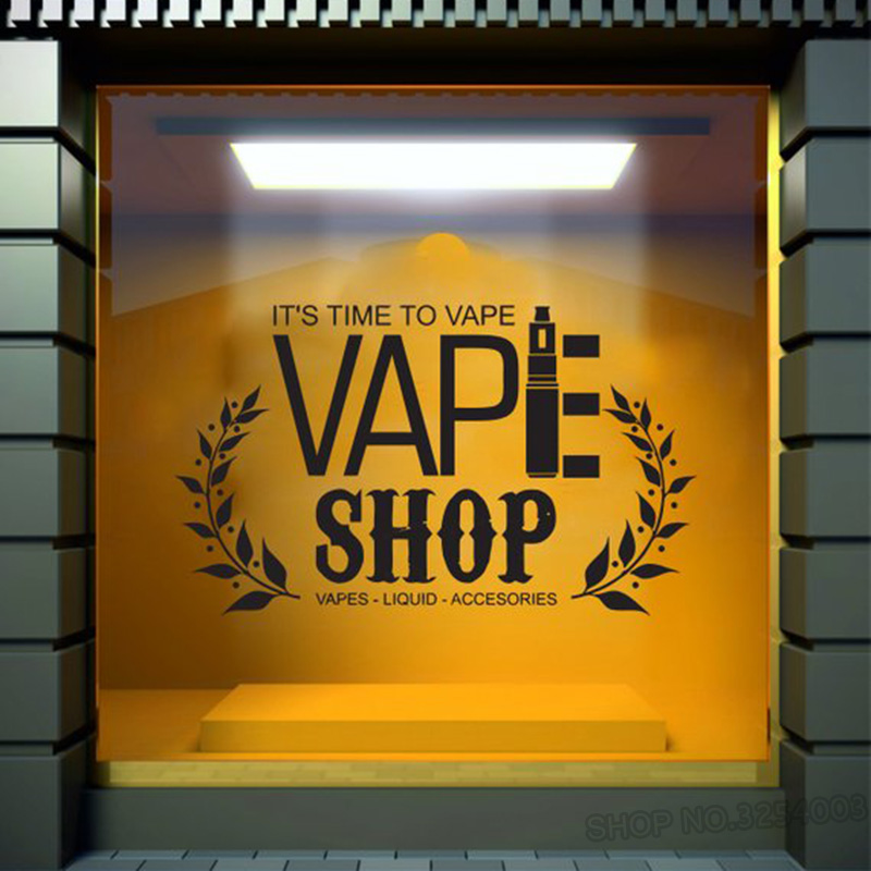 Vape Shop Words 벽 데칼 창 스티커 Vap - Vaping Store 리뷰 및 가격