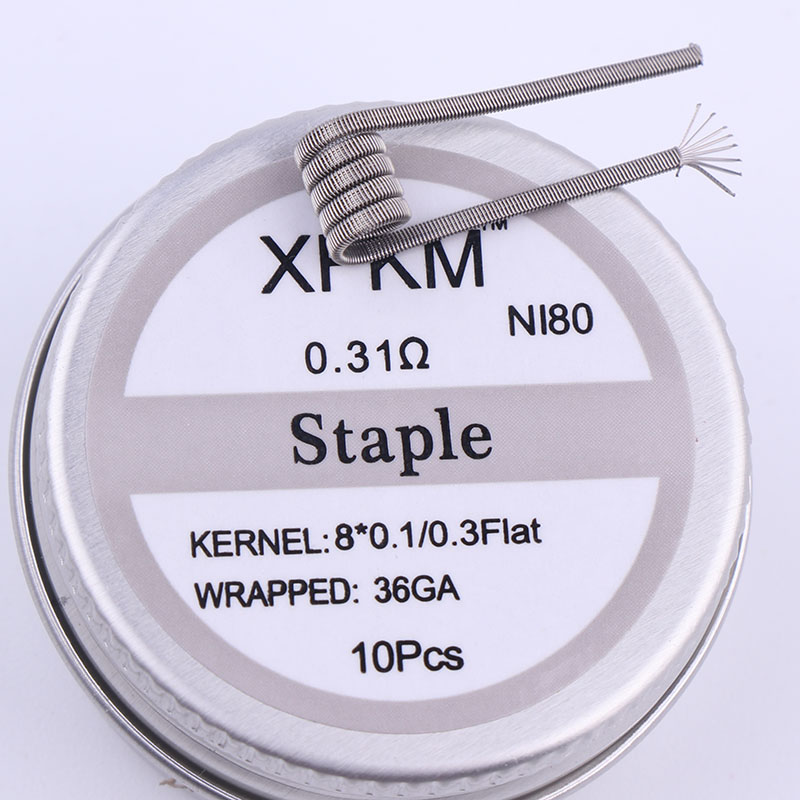 새로운 XFKM 10 개/상자 NI80 고밀도 Clap - Clapton Wire Pre Built 리뷰 및 가격