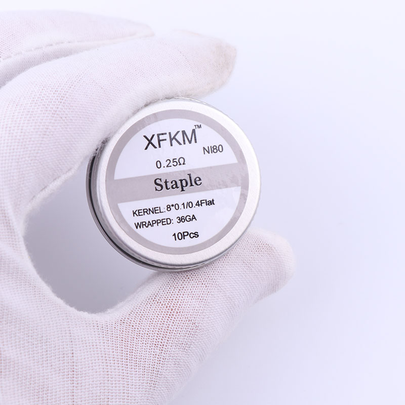 새로운 XFKM 10 개/상자 NI80 고밀도 Clap - Clapton Wire Pre Built 리뷰 및 가격