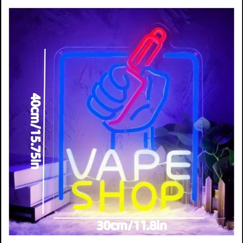 베이프샵 네온사인 LED 조명, 남자들의 숨은처, 매장 - Vaping Store 리뷰 및 가격