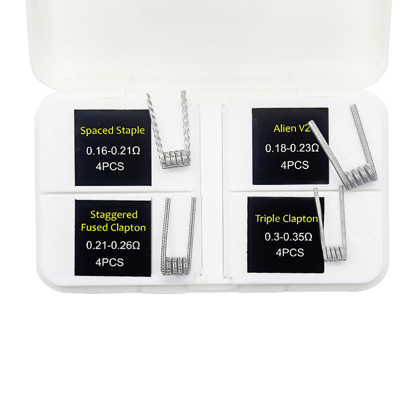 16pcs NI80 퓨전 클랩톤 사전 제작 코일(간격  - Clapton Wire Pre Built 리뷰 및 가격