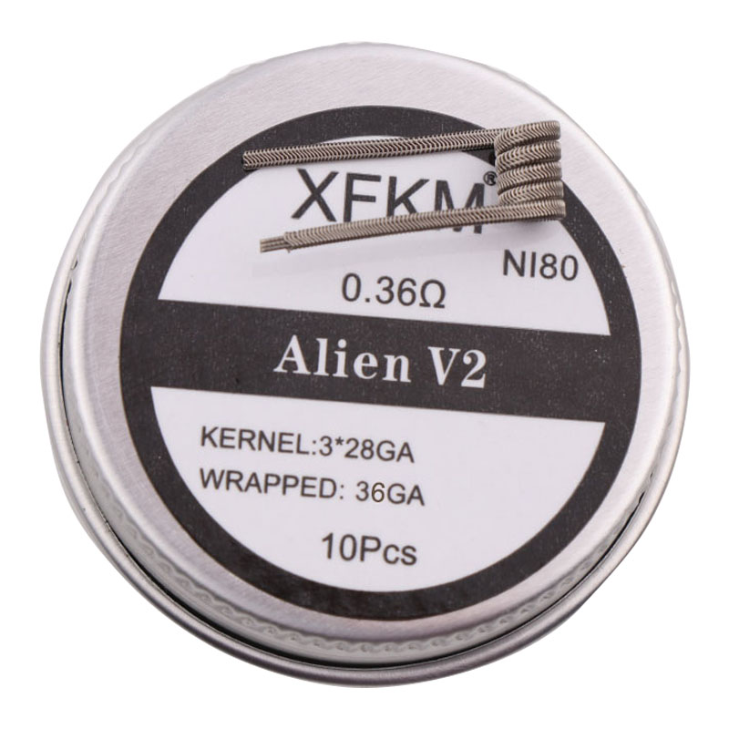 새로운 XFKM NI80/A1/SS316L 10 개/몫 - Clapton Wire Pre Built 리뷰 및 가격