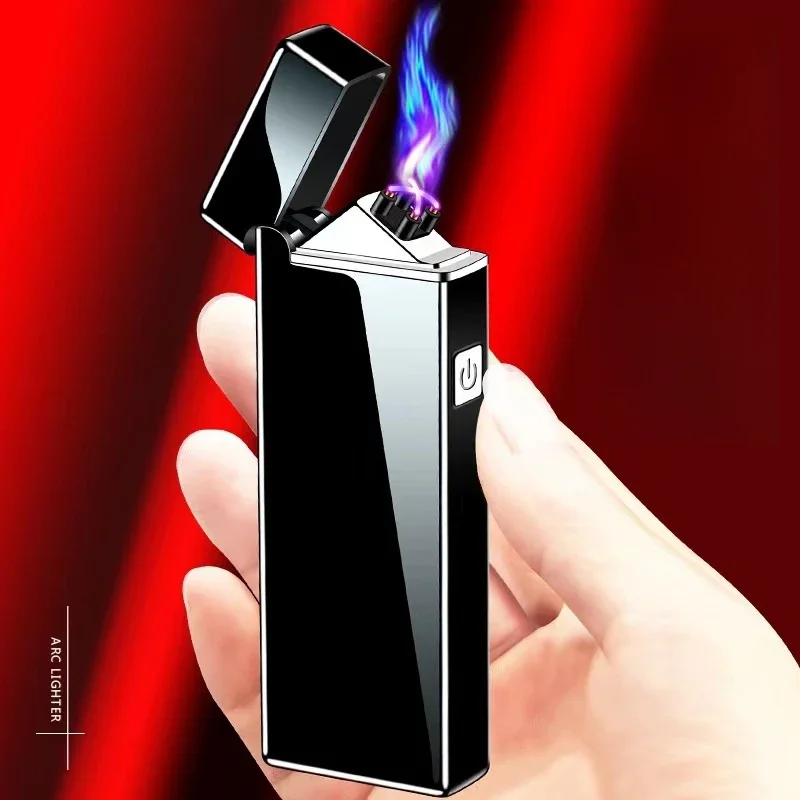 전자 방풍 더블 아크 펄스 플레임리스 라이터, USB  - Vape Accessory 리뷰 및 가격